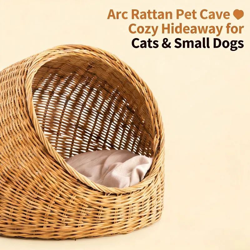 Breathable Durable Semicircular Willow Cat Cave/pet House suppliers