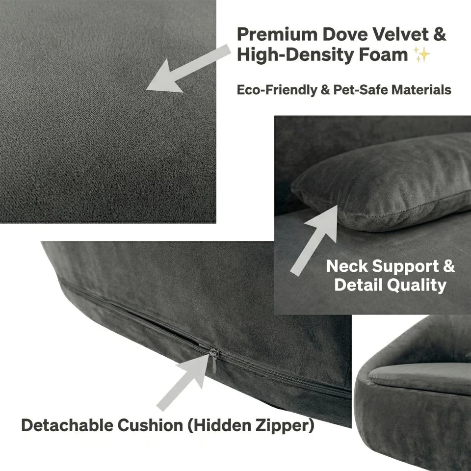 Cream Style Pet Sofa Bed factory
