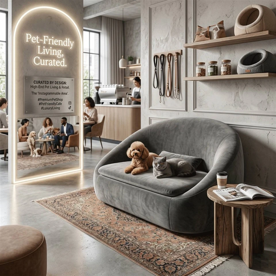 Cream Style Pet Sofa Bed price