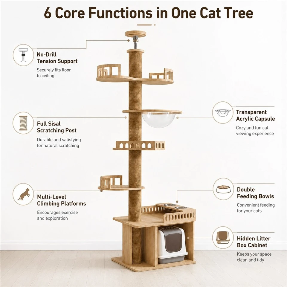 Hot Selling Multi-Functional Cat Tree suppliers