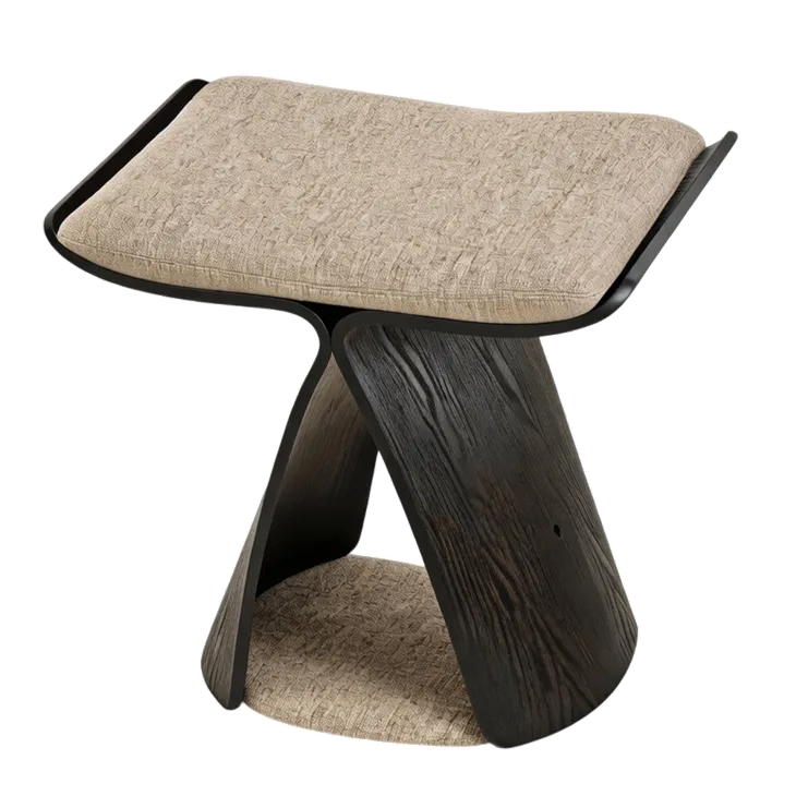 Plywood Tablo Kafe Bentwood Side Table